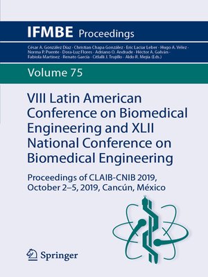 cover image of VIII Latin American Conference on Biomedical Engineering and XLII National Conference on Biomedical Engineering
